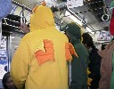 山手線の車内でも着ぐるみ
